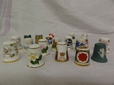 Collectable Thimbles (18)  Crown Derby, Spruce Jasper, Aynsley, Doulton etc