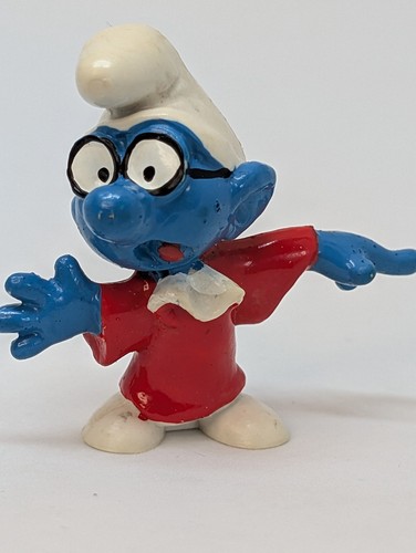 Vintage judge brainy smurf - vintage,