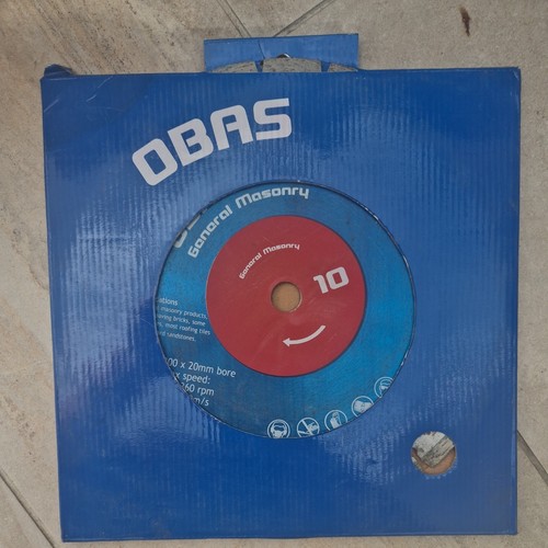 Obas 300mm diamond blade - obas, 10