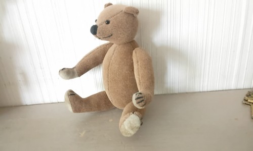 Vintage small jointed teddy - vintage,
