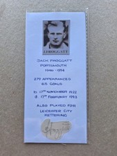 JACK FROGGATT PORTSMOUTH