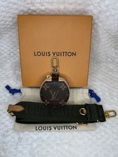 Louis Vuitton Khaki Bandoulière Strap +Monogram Etui Earphones Case, Bag/Box