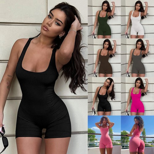 Womens jumpsuit sleeveless - jumpsuit,