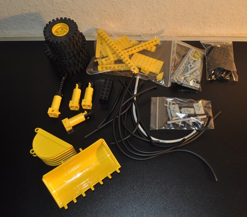 Lego parts for 8862 - parts, backhoe