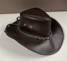 Genuine Leather Hat Small