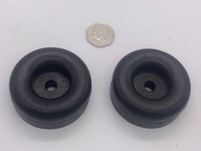 2 X Rubber Buffer Round 64mm x