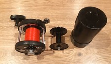 ABU AMBASSADEUR MULTIPLIER REEL 9000C CW SPARE SPOOL AND CUSTOM MADE SPOOL CASE