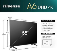 Hisense 55A6NTUK 55 Inch 4K