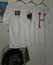 Mens Huf  T-shirt Bundle X5 Size Medium Huf Budweiser Huf Godzilla