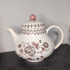 Vintage Johnsons Brothers Old Granite Flowers Tea Pot /Coffee Pot