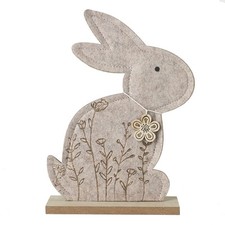 Floral Felt Bunny Rabbit On