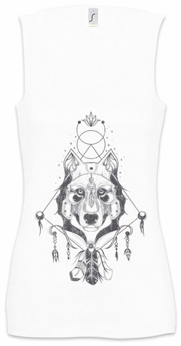 Indian wolf feathers women - indian,