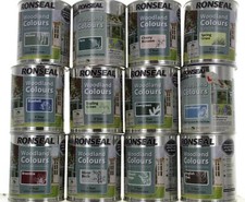 Ronseal Woodland Colours Exterior Wood Garden Furniture Paint 750ml Choice 16 Co