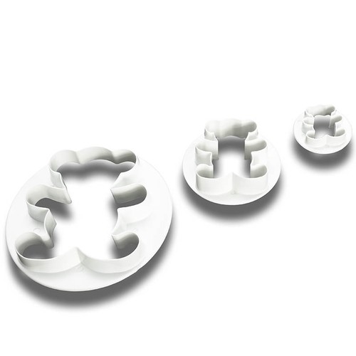 Teddy bear fondant cutter - fondant,