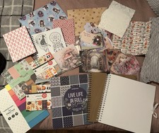 Scrapbook Items Inc 2lrg 1 Sm Scrapbook, Paper Pads Washi Tape Santorini Craft