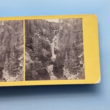 Blair Atholl Perth Stereoview C1870 Real Photo Scotland Bruar Waterfall WILSON