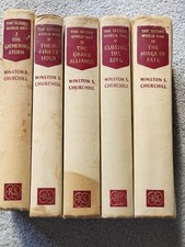 Winston Churchill The Second World War set of 5 Hardback books 1954