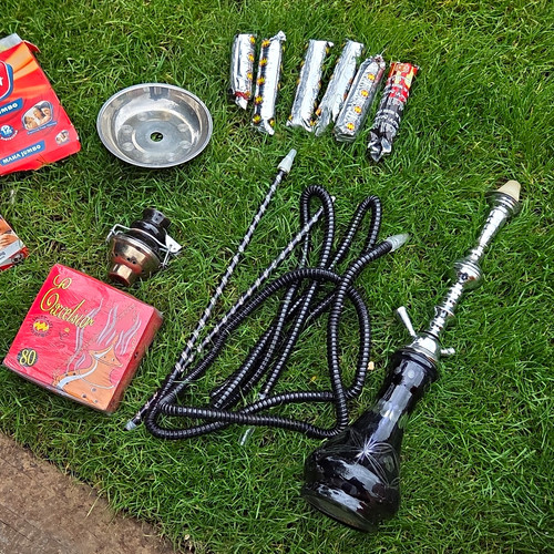Shisha hookah with assorted - shisha,