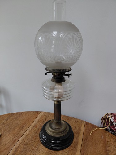 Antique brass and - brass, etched