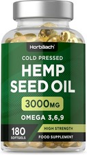 Hemp Seed Oil Capsules 3000mg