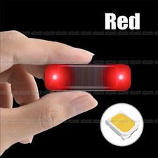 Red Car Solar LED Flash Lamp