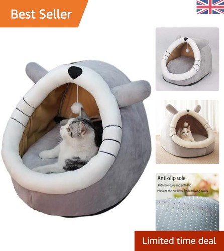 Cozy cat bed with - cozy,