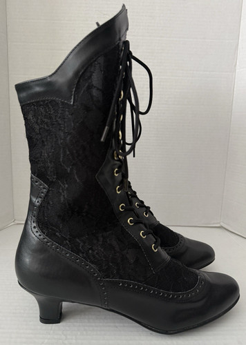Dame 115 victorian lace black - dame-115,