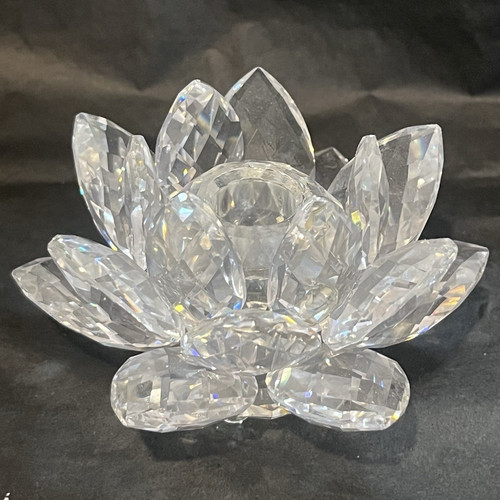 Swarovski crystal lotus flower - crystal,