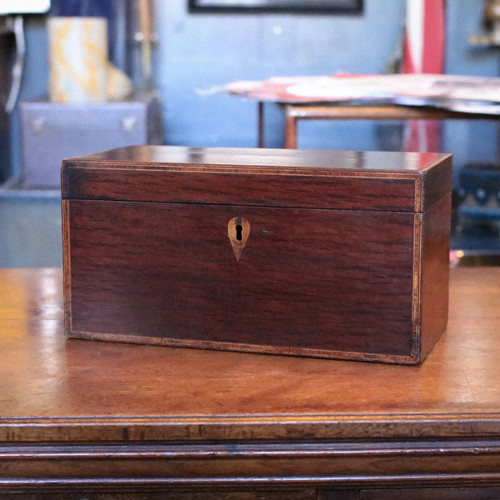 Antique regency rosewood tea - antique,