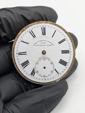 Empire Stores Ltd Suisse Manual Pocket Watch Movement UNTESTED REPAIR 46.5mm