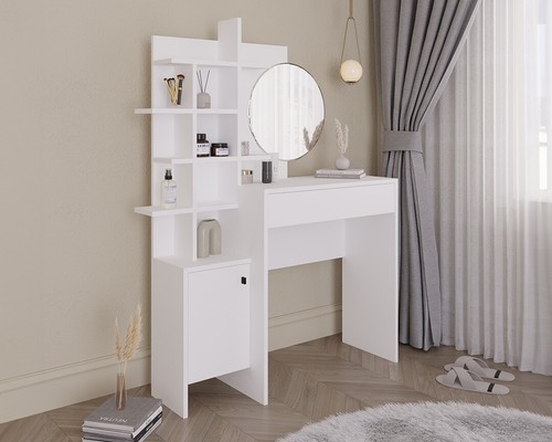 White freyja dressing table - white,