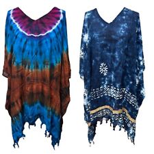 Free size Cotton short kaftan, tunic ,holiday dress, beach cover up ,poncho