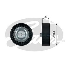 Gates T36458 V-Ribbed Belt Deflection/Guide Pulley Fits Hyundai Kia