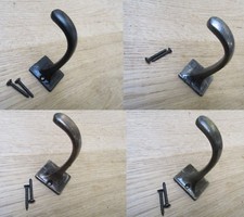 PACK OF 5 UTILITY HOOK vintage hanging hat & coat hanger peg