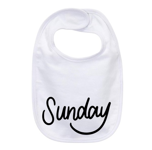 Sunday baby bib cotton - bib,