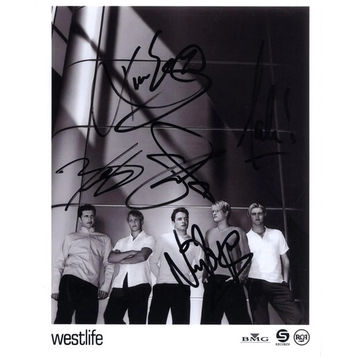 Westlife autograph signed - autograph,