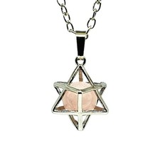 Merkaba Pendant Rose Quartz