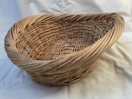 Chunky wicker trug - wicker,