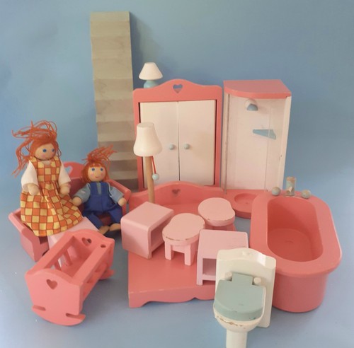 Bundle chunky wooden doll - chunky,