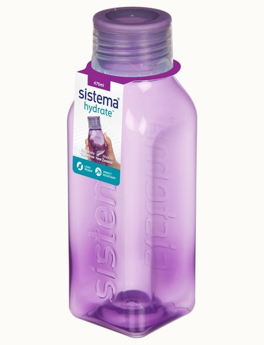 Sistema square water bottle - sistema,