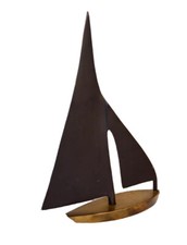 Mid Century Brass Sailboat