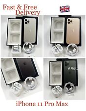 Genuine Apple iPhone 11 Pro MAX Empty Box only with Fast Adapter/Plug,Cable,Key