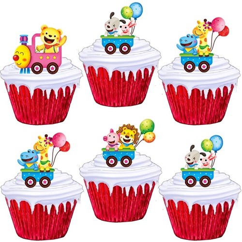 Animal train stand - up, cup