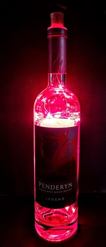 Penderyn whisky bottle lamp - penderyn,