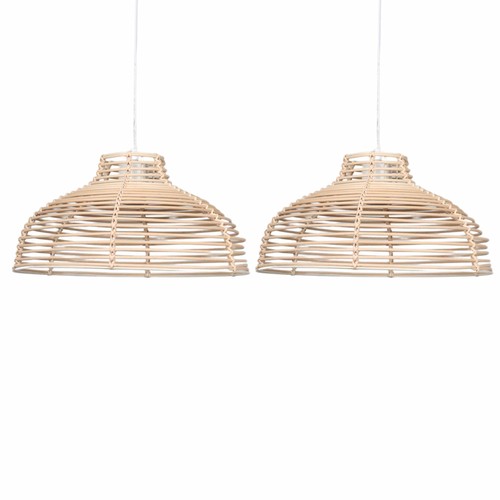 Set natural wicker rattan - 2,
