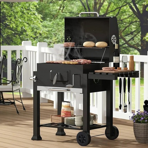 Charcoal bbq grill smoker - charcoal,