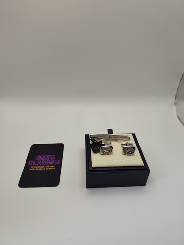 Burberry silver tie clip - burberry,