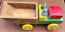 Wooden Toy Escor Tipping Truck