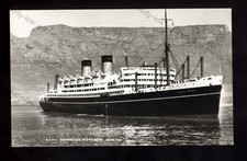 LS4855 - Shaw Savill Liner - Dominion Monarch - bt.1939 - plain back postcard