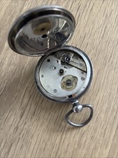 Victorian silver pocket - silver,